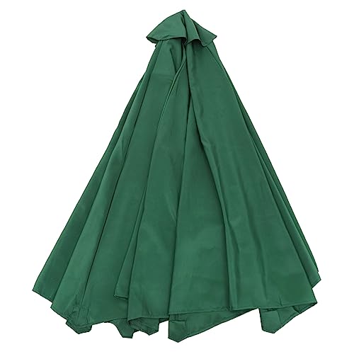 Toyvian Sonnenschirmtuch Schatten Teile Regenschirm-Ersatzdach Baldachin Ersatzteil Ersatz -Patio -Regenschirm -Baldachin Parasol -Regenschirm -Ersatzabdeckung Polyester Grün von Toyvian