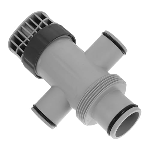 Toyvian Stabiler Poolpumpenadapter Kolbenventil Ersatzteil für Schwimmbad Schlauch Installieren Langlebiger Schlauchadapter für Poolpumpen und Filteranlagen DIY Geeignet von Toyvian