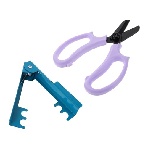 Toyvian Stripper Werkzeug mit Ergonomischem Design Kunststoff Rosen-Rispenentferner und Gartenschere für Müheloses Entfernen von Stacheln und Blättern bei Blumenarrangements und von Toyvian