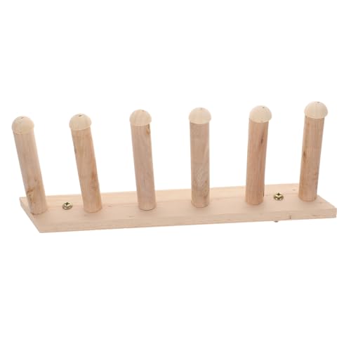 Toyvian Stufige Katzentreppe aus Holz für Wandmontage Platzsparendes Katzen Wandmöbel mit Mehrstufigem Kletterdesign Fördert Aktivität und für Hauskatzen im Innenbereich von Toyvian