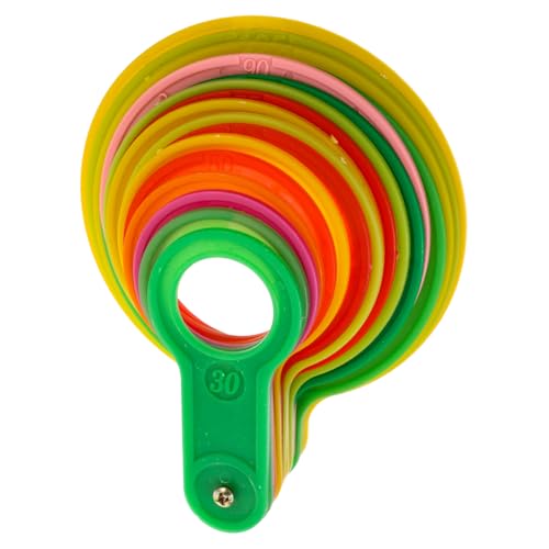 Toyvian Teiliges aus Robustem Kunststoff Durchmesser Messwerkzeug für Orangen und Zitrusfrüchte Vielseitige Frucht Messtafeln Tragbar für Obst und Gemüse Durchmesser Farblich Gemischt Toyvian Teiliges aus Robustem Kunststoff Durchmesser Messwerkzeug für Orangen und Zitrusfrüchte Vielseitige Frucht Messtafeln Tragbar für Obst und Gemüse Durchmesser Farblich Gemischt von Toyvian