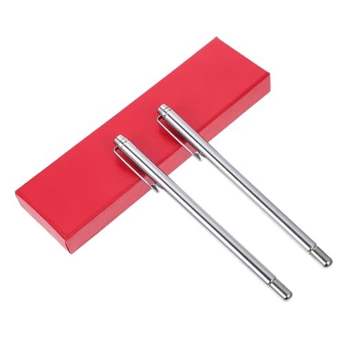 Toyvian Teleskopische Wünschelrute aus Edelstahl Dowsing Rods zur Kraft Wasserortung Ausziehbar Langlebig Verarbeitet Inklusive Schutzhülle für Forschung und Objektfindung von Toyvian