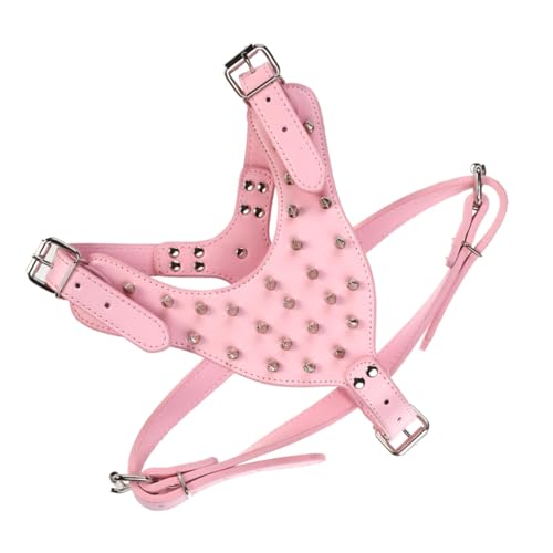 Toyvian Tierhalle Haustier Hund Weste Geschirr Dekoratives Welpengeschirr Haustierbedarf Für Hunde Tragbares Welpengeschirr Outdoor -hundewestegurt Outdoor Tragbarer Welpengurt Pu Rosa von Toyvian