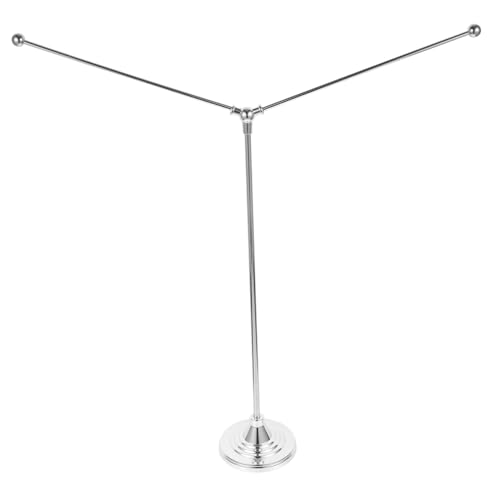 Toyvian Tischfahnenmast montieren Flagge Desktop Flag Stand Office Flagbasis tischdeckenklammern Banner Fahnenmast für den Schreibtisch Parade -Fahnenmast Metall Silver von Toyvian