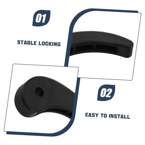 Toyvian Tischschirmgriff Deck Terrassenschirmzubehör Regenschirm Befestigungsgriff Werkzeuge Regenschirm Ersatzgriff Lenkgriffhalterung Hofschirmzubehör Schwarz von Toyvian