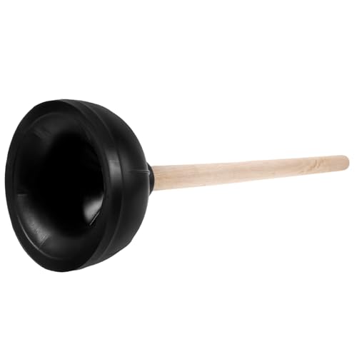 Toyvian Toilettenkolben mit Natürlichem Gummibalg und Holzgriff Kleiner Abflussreiniger für Waschbecken und Toilette Effektive Rohrverstopfungsbeseitigung Vielseitig für Bad und Küche Toyvian Toilettenkolben mit Natürlichem Gummibalg und Holzgriff Kleiner Abflussreiniger für Waschbecken und Toilette Effektive Rohrverstopfungsbeseitigung Vielseitig für Bad und Küche von Toyvian
