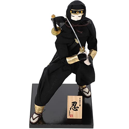 Toyvian Ninja-ornamente Im Japanischen Stil Statue Japanische Samurai-puppe Artikulierte Finger Heimzubehör Decoraciones Para Sala De Casa Cupcake-topper Skulptur Figur Haushalt Schaum von Toyvian