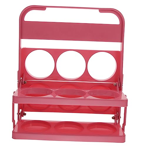 Toyvian Tragbarer Bierkorb Faltbarer Getränketräger Mit Griffhalter Flaschenhalter Weinträger Bierflaschenträger Bierhalter Organizer Tragbarer Bierträger Flaschenständer von Toyvian