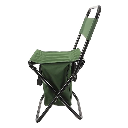 Toyvian Tragbarer Campingstuhl Mit Rückenlehne Faltbar Multifunktional Für Garten Reisen Angeln Sportevents Mit Verstärkter Halterung von Toyvian