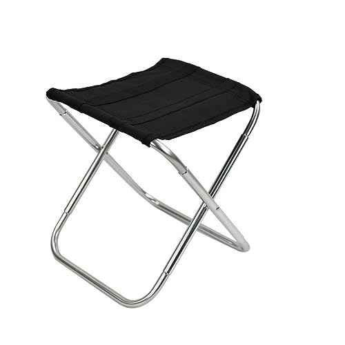 Toyvian Tragbarer Faltbarer Gartenstuhl Oxford Ultraleicht für Camping Angeln Rasen und Garten Mittlere Silber von Toyvian