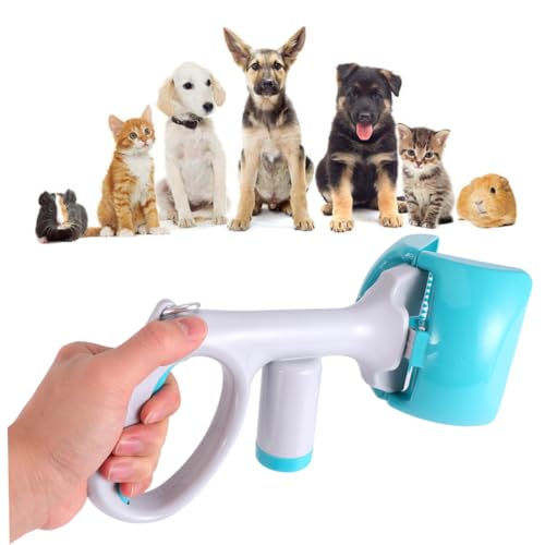Toyvian Tragbarer Haustier Kotsammler mit Langem Griff Stabiler Katzen und Hundekot Aufheber Langlebiges Leichtes Reinigungstool für Einfache Abfallentsorgung im Freien und von Toyvian