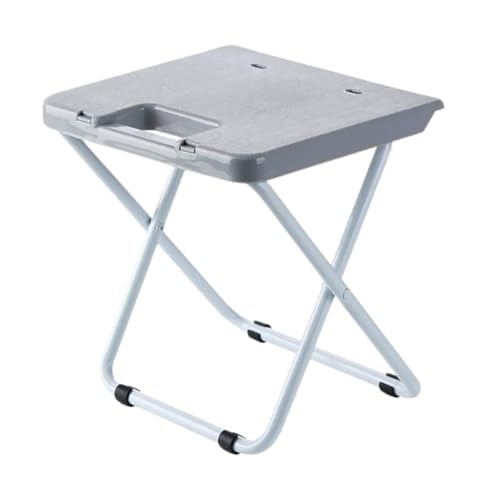 Toyvian Tragbarer Klapphocker aus Leichtem PP und Stabilem Metall rutschfest und Strapazierfähig Faltbarer Gartenstuhl für Outdoor Camping Angeln und Balkon Platzsparend und Praktisch von Toyvian