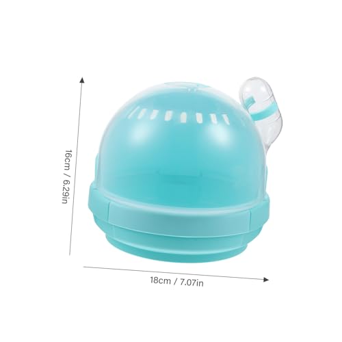 Toyvian Tragbarer Kleintierkäfig aus Robustem Praktischer Hamster Reiseschutz Handlicher Outdoor Haustier Transportbehälter für Hamster Meerschweinchen Kaninchen und Kleine Nager von Toyvian