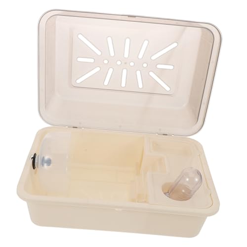 Toyvian Rattentransportbox Aus Plastik Tragbarer Mäusekäfig Mit Luftzirkulation Reisetasche Für Kleintiere Zum Ausführen Leicht Und Robust Für Frettchen Und Hamster Toyvian Rattentransportbox Aus Plastik Tragbarer Mäusekäfig Mit Luftzirkulation Reisetasche Für Kleintiere Zum Ausführen Leicht Und Robust Für Frettchen Und Hamster von Toyvian