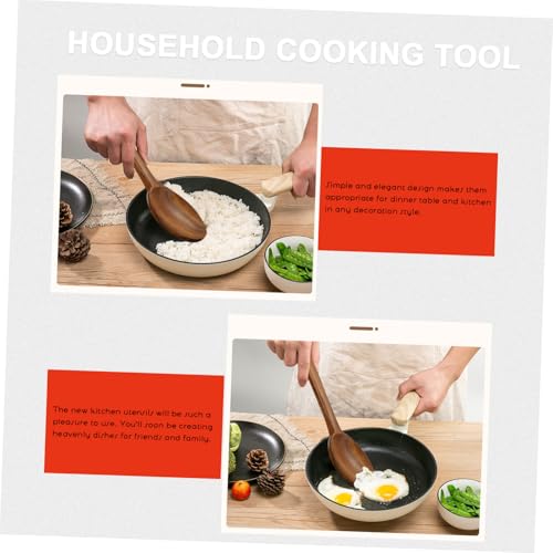 Toyvian Tragbarer Langer Holzlöffel aus Teakholz Glatte Oberfläche Hitzebeständig Sicherer Griff als Küchenlöffel Kochutensil für Suppen und Küchengebrauch Toyvian Tragbarer Langer Holzlöffel aus Teakholz Glatte Oberfläche Hitzebeständig Sicherer Griff als Küchenlöffel Kochutensil für Suppen und Küchengebrauch von Toyvian