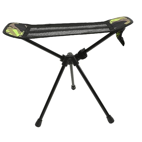 Toyvian Tragbarer Mondstuhl Strand Klapphocker Camping bequem Kompakt Liegestuhl Jagd Freizeit Angelstuhl zusammenklappbarer Stuhl Campinghocker tragbar tragbarer Sitz Aluminiumlegierung von Toyvian