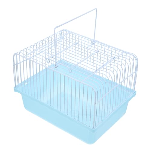 Toyvian Tragbarer Vogelkäfig für Lovebirds und Kleine Tiere Leichter Reisekäfig mit Fenster Einfach zu Reinigen für Papageien und Nymphensittiche Toyvian Tragbarer Vogelkäfig für Lovebirds und Kleine Tiere Leichter Reisekäfig mit Fenster Einfach zu Reinigen für Papageien und Nymphensittiche von Toyvian