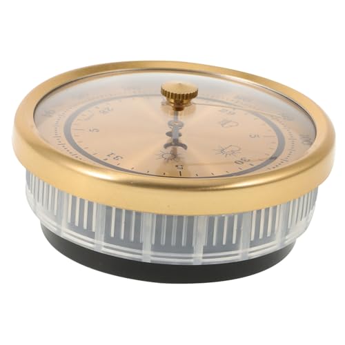 Toyvian Tragbares Barometer mit Großem Display Präzises Luftdruckmessgerät Multifunktionales Haushaltsbarometer mit Klarem Display Leicht Zuverlässiges Vakuum Atmosphärendruckmessgerät von Toyvian