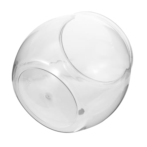 Toyvian Transparenter Kunststoff Fischglas Tisch Aquarium mit Klarem Design Kompakt und für Goldfische und Schildkröten Langlebig Leicht zu Reinigen Dekorativ für Heim und Bürodekoration von Toyvian