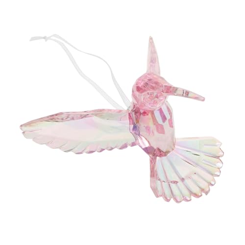 Toyvian Acryl Glitzernde Hummingbird Weihnachtsornamente Transparente Hummingbird Dekoration Perfektes Hängehängemodell Für Kinderzimmer Und Wohnräume von Toyvian