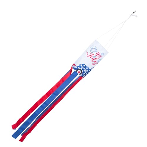 Toyvian Unabhängigkeitstag Windsock Windfahne Garten Deko Leichte Polyesterflagge für Outdoor Dekoration für Garten und Patio Strapazierfähig Farbecht und Elegant Feiern und Fotografie Toyvian Unabhängigkeitstag Windsock Windfahne Garten Deko Leichte Polyesterflagge für Outdoor Dekoration für Garten und Patio Strapazierfähig Farbecht und Elegant Feiern und Fotografie von Toyvian