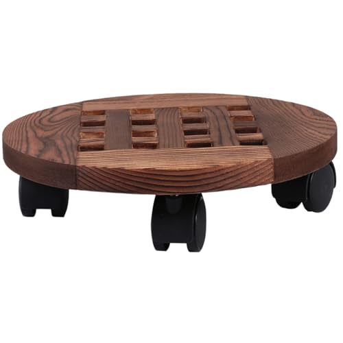 Toyvian Universelles Rad-Blumentopftablett Anlage Pflanzrollenwagen Blumentopf mit Rad drinnen im Freien Blumentopf-Transporttablett Pflanzschalen für Zimmerpflanzen Blumentopfer Holz Toyvian Universelles Rad-Blumentopftablett Anlage Pflanzrollenwagen Blumentopf mit Rad drinnen im Freien Blumentopf-Transporttablett Pflanzschalen für Zimmerpflanzen Blumentopfer Holz von Toyvian