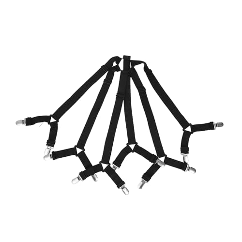 Toyvian Verstellbare Bettlakenhalter mit Clips Elastische Spanngurte für Matratzen Zuverlässiger Halt für Bettlaken und Topper Langlebige Bettlakenfixierung gegen Falten und Verrutschen Toyvian Verstellbare Bettlakenhalter mit Clips Elastische Spanngurte für Matratzen Zuverlässiger Halt für Bettlaken und Topper Langlebige Bettlakenfixierung gegen Falten und Verrutschen von Toyvian