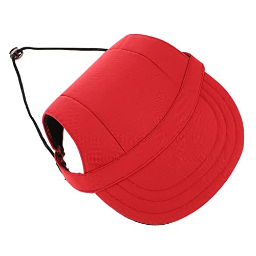 Toyvian Verstellbare Hundemütze Baseballkappe mit Sonnenschutz Atmungsaktives Canvas Offene Ohren Elastisches Nackenband Outdoor Sonnenkappe für Kleine und Mittlere Haustiere Toyvian Verstellbare Hundemütze Baseballkappe mit Sonnenschutz Atmungsaktives Canvas Offene Ohren Elastisches Nackenband Outdoor Sonnenkappe für Kleine und Mittlere Haustiere von Toyvian