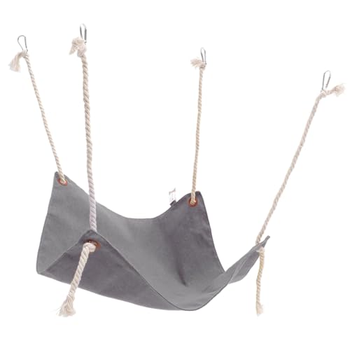 Toyvian Verstellbare Katzenhängematte Hängendes Katzenbett Atmungsaktiv Kratzfest Beidseitig Nutzbar Komfortables Schlafbett für Kleine Haustiere Indoor von Toyvian