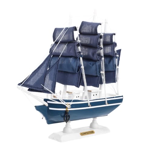Toyvian Vintage Holz Segelboot Modell Mediterraner Stil Nautische Deko für Wohnzimmer Büro Schlafzimmer Retro Küstendekoration Toyvian Vintage Holz Segelboot Modell Mediterraner Stil Nautische Deko für Wohnzimmer Büro Schlafzimmer Retro Küstendekoration von Toyvian