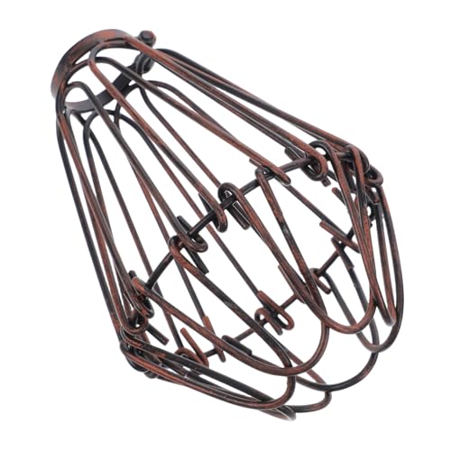 Toyvian Vintage Lampenschirm aus Eisendraht Ersatz Pendelleuchte Lampenschirm Klein Rostfarbener Retro drahtschirm für Wand Tischleuchten Stilvolle DIY Leuchtenabdeckung für Wohnzimmer Toyvian Vintage Lampenschirm aus Eisendraht Ersatz Pendelleuchte Lampenschirm Klein Rostfarbener Retro drahtschirm für Wand Tischleuchten Stilvolle DIY Leuchtenabdeckung für Wohnzimmer von Toyvian