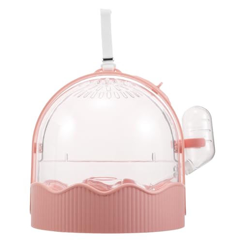 Toyvian Vogel-Reisekäfig: Atmungsaktiver und tragbarer Vogelkäfig mit Wasserkocher für unterwegs – Outdoor-Papageienträger mit geräumigem Design für den Transport von Heimvögeln von Toyvian