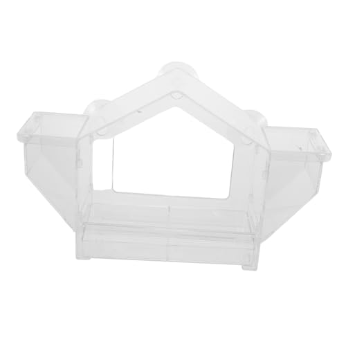 Toyvian Vogelfutterstation Fürs Fenster Transparentes Vogelhaus Für Draußen Mit Starken Saugnäpfen – Sittich Futterstation Für Vogelbeobachtung Und Garten Toyvian Vogelfutterstation Fürs Fenster Transparentes Vogelhaus Für Draußen Mit Starken Saugnäpfen – Sittich Futterstation Für Vogelbeobachtung Und Garten von Toyvian