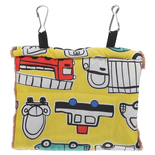 Toyvian Vogelhängematte für Papageien aus Weichem Baumwollstoff Warmes Winter Schlafnest Dreieckiges Kleines Vogelnest Geeignet als Hängendes Papageienversteck im Käfig Toyvian Vogelhängematte für Papageien aus Weichem Baumwollstoff Warmes Winter Schlafnest Dreieckiges Kleines Vogelnest Geeignet als Hängendes Papageienversteck im Käfig von Toyvian