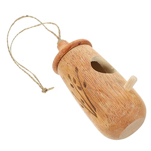 Toyvian Vogelhäuschen Aus Holz -futterspender Für Draußen Vogelfutterbehälter Zum Aufhängen Für Den Garten Vogelfutterstation Zum Aufhängen Werkzeug Zum Füttern Von Vögeln von Toyvian