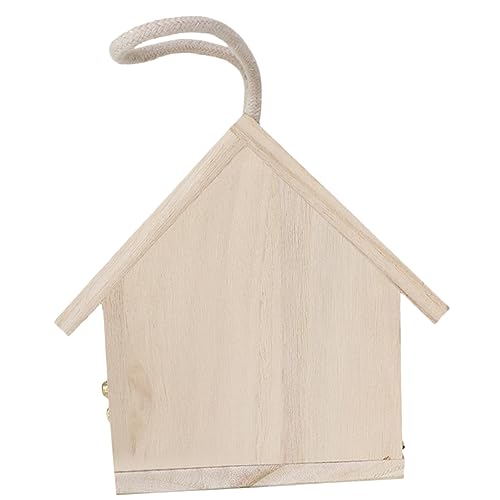 Toyvian Vogelhaus aus Holz Hängender Nistkasten für Kleine Reinigen für Garten und Terrasse für Andere Kleinvögel Toyvian Vogelhaus aus Holz Hängender Nistkasten für Kleine Reinigen für Garten und Terrasse für Andere Kleinvögel von Toyvian