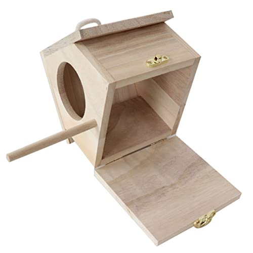 Toyvian Vogelnest Futterhaus Vogelfutterspender Vogelfutterhalter Für Draußen Vogelfutterspender Zum Aufhängen Vogelfenster Vogelfutterspender Für Draußen Vogelfuttersitzstange von Toyvian