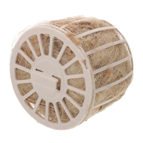 Toyvian Vogelnest Korb mit Natürlichem Stroh Robustes Vogelbruthaus für Papageien und Kanarienvögel Stabiler Nistplatz für Käfige Spielerisches Versteck und Nestschale für Vögel von Toyvian