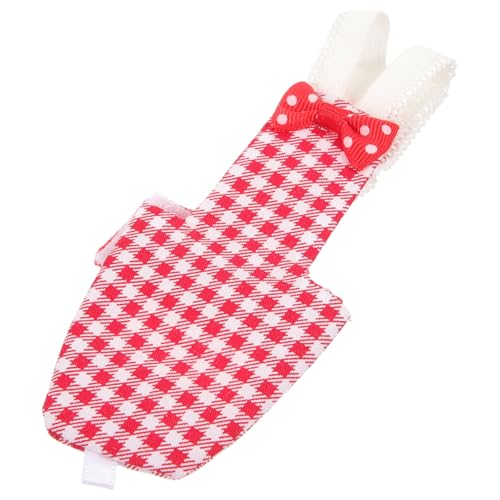 Toyvian Vogelwindel für Papageien aus Baumwolle Waschbarer Wiederverwendbarer Fluganzug in Rot Kariert Schützende Tauben Sittichkleidung für Kleine bis Mittelgroße Vögel Atmungsaktiv und von Toyvian