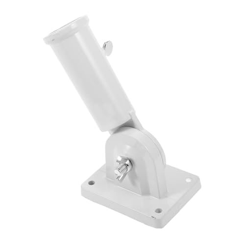 Toyvian Wandmontierte Fahnenmast Halterung Verstellbare Metallbasis für Fahnen Robuste Wandhalterung für Garten und Werbefahnen Einfache für Terrasse und Garten von Toyvian