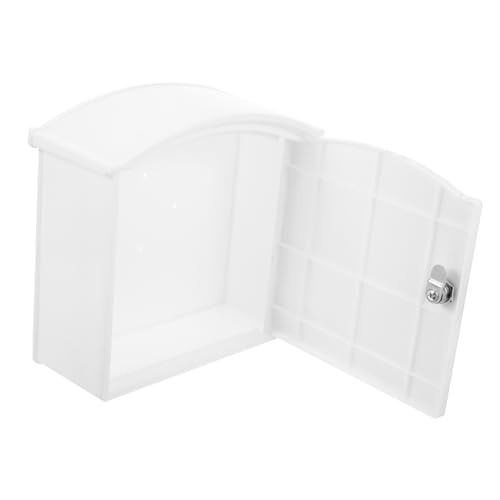 Toyvian Wandmontierte Milchbox mit Schloss Praktische Kunststoffverpackung für Milchflaschen für Zuhause Leicht Platzsparend und für Außenbereich Toyvian Wandmontierte Milchbox mit Schloss Praktische Kunststoffverpackung für Milchflaschen für Zuhause Leicht Platzsparend und für Außenbereich von Toyvian