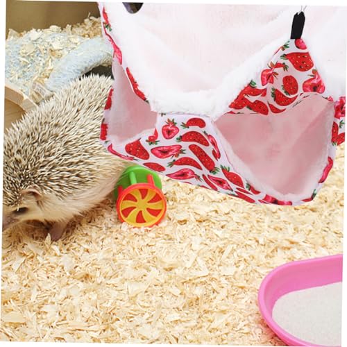 Toyvian Warme Hamster Hängematte aus Weichem Fleece Kratzfestes Kleintierbett für Käfig Gemütliches Schlafnest für Hamster Rennmäuse und Chinchillas Einfach Aufzuhängen Toyvian Warme Hamster Hängematte aus Weichem Fleece Kratzfestes Kleintierbett für Käfig Gemütliches Schlafnest für Hamster Rennmäuse und Chinchillas Einfach Aufzuhängen von Toyvian