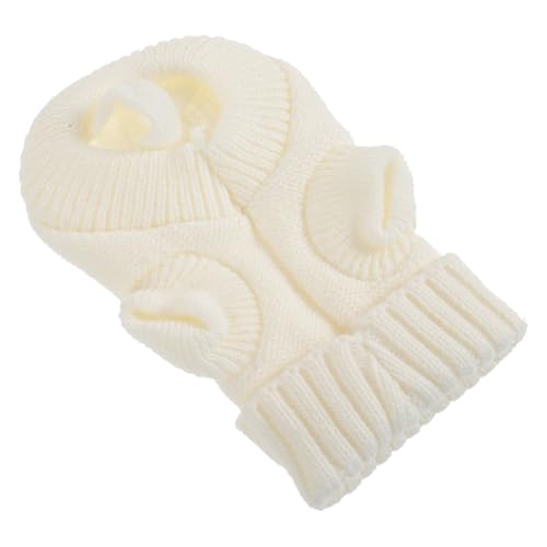 Toyvian Warmer Haustierpullover für Kleine Hunde Weicher Polyester Hundepulli Dickes und Hautfreundliches Winterkleidungsstück Einfach Anzuziehen für Alltag Party und Fotoshooting von Toyvian