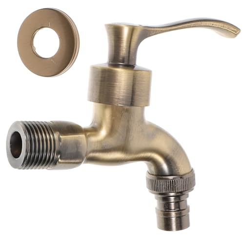 Toyvian Waschbecken Wasserhahn Zinklegierung Schwenkbarer Wasserhahn für Badezimmer Küche und Balkon Leicht zu Installieren Robust und Langlebig für Waschmaschinen von Toyvian