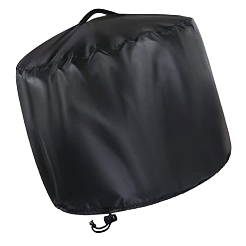 Toyvian Wasserdichte Reißfeste Feuerstellenabdeckung aus Langlebigem Material UV Beständig Einfache Reinigung Runde Schutzhülle für Garten Feuertonnen Wetterfeste Outdoor von Toyvian
