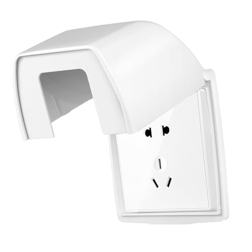 Toyvian Wasserdichte Steckdosenabdeckung für Badezimmer Spritzschutzbox aus Robustem Einfache Installation für Küchen und Feuchträume Elektrischer Schutz für Steckdosen Toyvian Wasserdichte Steckdosenabdeckung für Badezimmer Spritzschutzbox aus Robustem Einfache Installation für Küchen und Feuchträume Elektrischer Schutz für Steckdosen von Toyvian