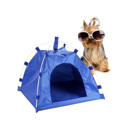 Toyvian Wasserdichtes Faltbares Haustierzelt aus Oxford Abnehmbaren Glasfaserstangen Leicht Strapazierfähig Atmungsaktiv für Hunde und Katzen Outdoor-reisezubehör Toyvian Wasserdichtes Faltbares Haustierzelt aus Oxford Abnehmbaren Glasfaserstangen Leicht Strapazierfähig Atmungsaktiv für Hunde und Katzen Outdoor-reisezubehör von Toyvian