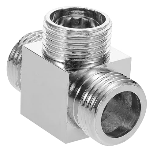 Toyvian Wasserhahn Schlauchverteiler Kupferadapter für Waschmaschine Zuverlässiger Schlauchumschalter mit Einfacher Installation und Leckagefreier Verbindung von Toyvian
