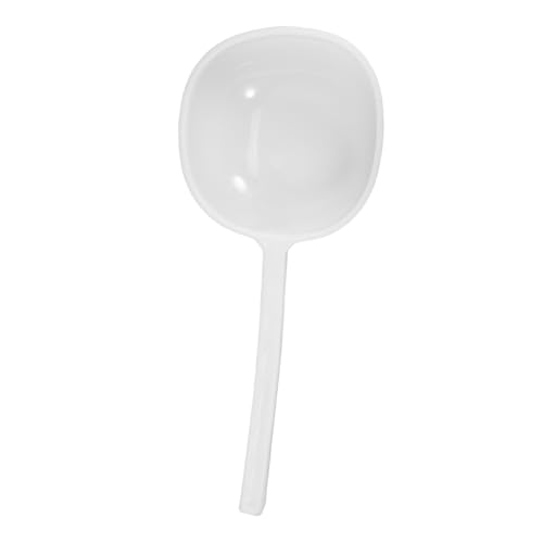 Toyvian Wasserlöffel Mit Langem Griff Wasserschaufel Badeschaufel Wasserkelle Mit Langem Griff Gartenschaufel Schaufel Mit Langem Griff Weißer Kunststoff von Toyvian