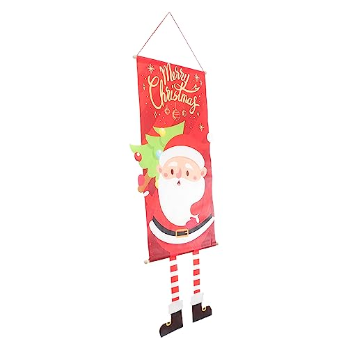 Toyvian Weihnachtlicher Türhänger Flaggenbanner mit Klassischem Druck Wetterfest Farbbrillant Vielseitig für Fenster Wand Eingang Festliche Weihnachtsdeko für Party und Toyvian Weihnachtlicher Türhänger Flaggenbanner mit Klassischem Druck Wetterfest Farbbrillant Vielseitig für Fenster Wand Eingang Festliche Weihnachtsdeko für Party und von Toyvian